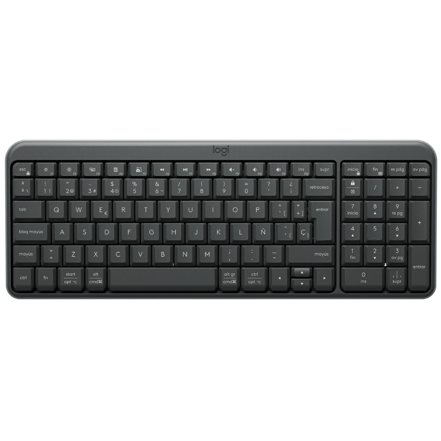 Teclado Logitech Bluetooth K250 Pebble Graphite