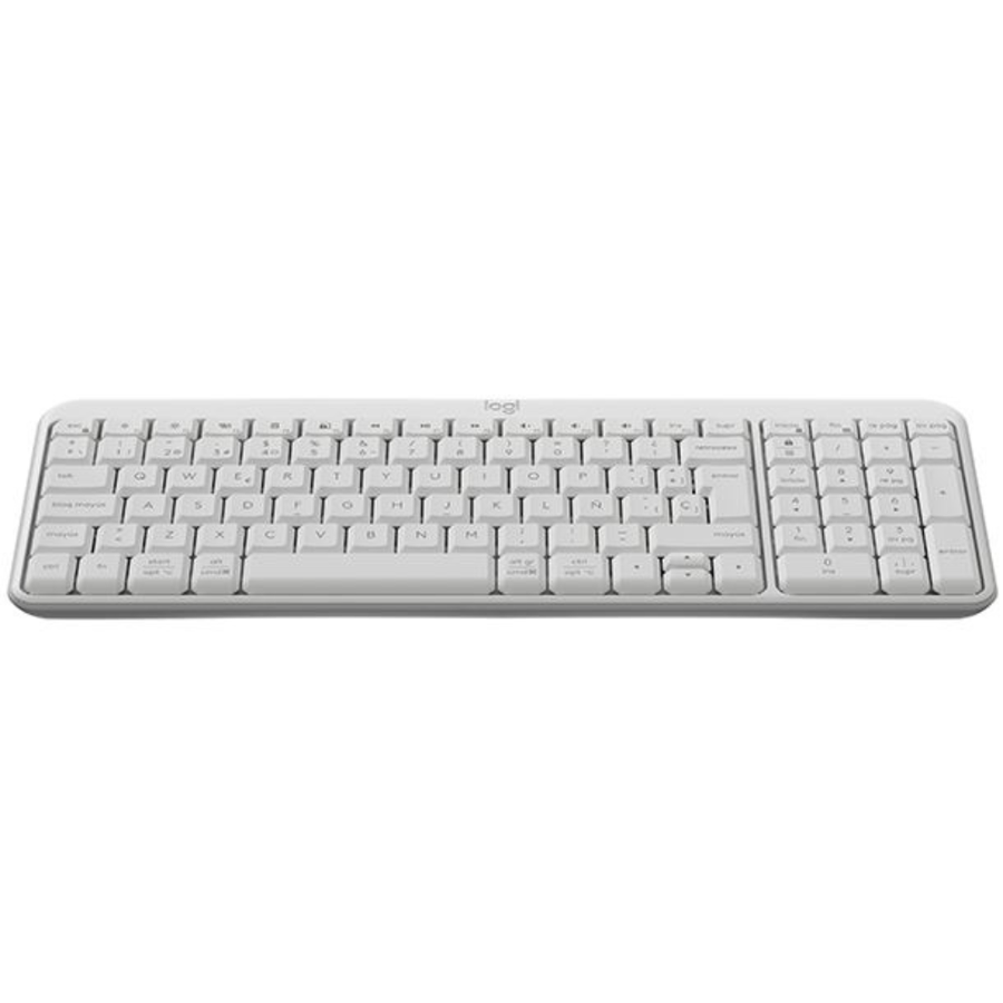Teclado Logitech Bluetooth K250 Pebble White
