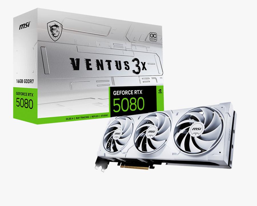 Placa De Video Msi Geforc Rtx 5080 16G Ventus 3X Oc White