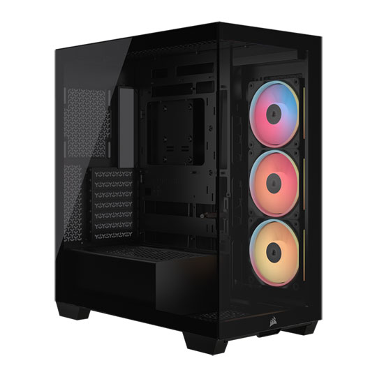 A4 Gabinete Corsair Frame 3500X Lx-R Rgb Icue Link Black