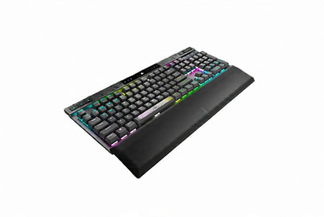 B4 Teclado Mecánico Corsair K70 Max Rgb Mgx Gris Acero  En