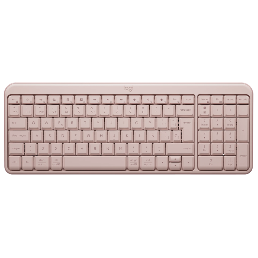 Teclado Logitech Bluetooth K250 Rosa