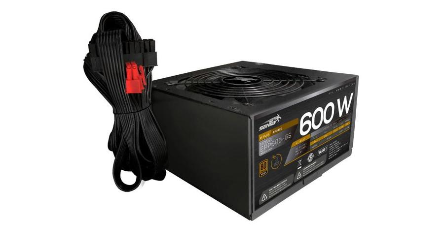 Fuente Sentey 600w 80 Plus Bronze (EPP600-GS)