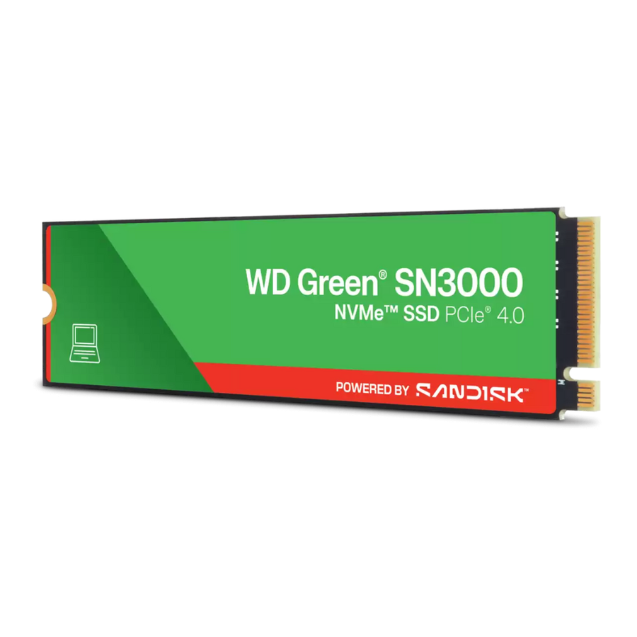 Disco Solido Ssd 1 Tb Nvme Western Digital Green SN3000