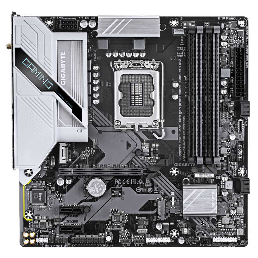 Mother Gigabyte B760M GAMING PLUS WIFI DDR4 Socket 1700