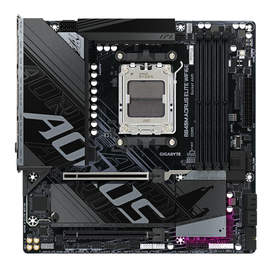 Mother Gigabyte B840M Aorus Elite Wifi6E Socket Am5