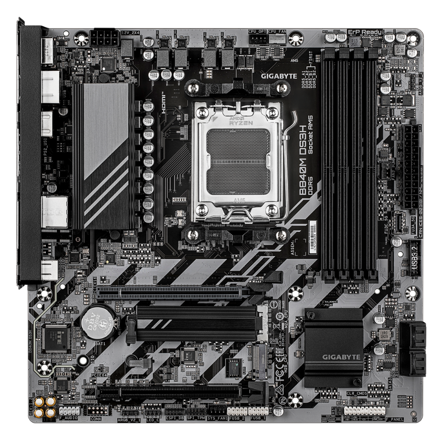 Mother Gigabyte B840M Ds3H Socket Am5