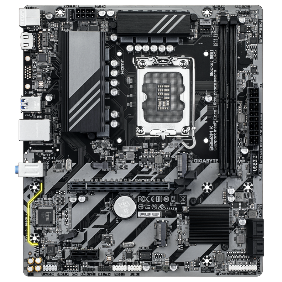 Mother Gigabyte B860M K Socket 1851