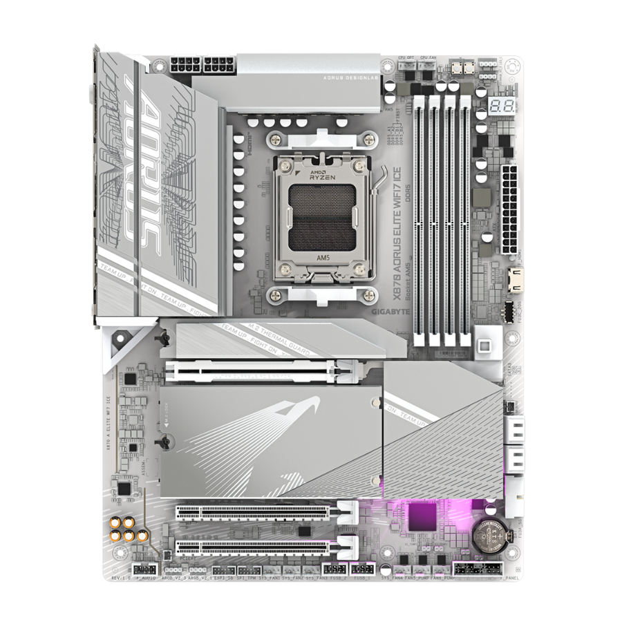 Mother Gigabyte X870 A Elite Wifi7 Ice Socket AM5