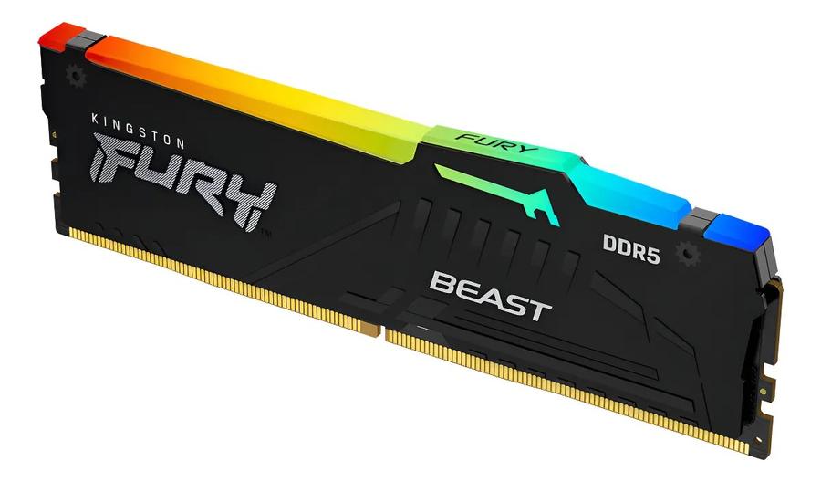 Memoria Ram Kingston Rgb Ddr5 32gb 6400Mhz Fury Beast