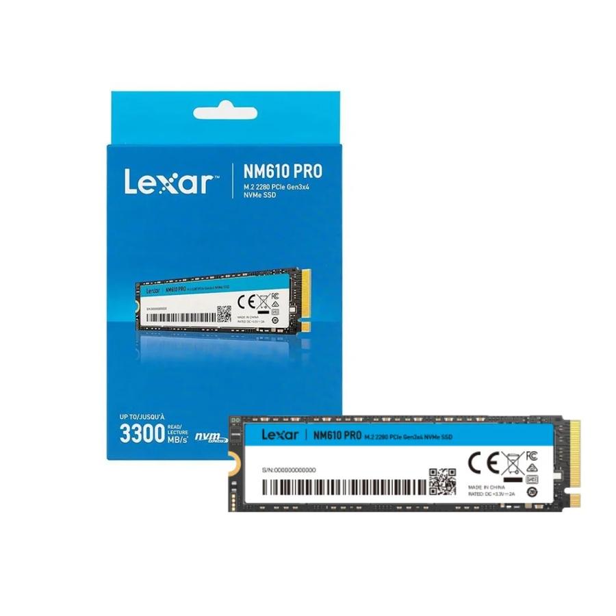 Disco Solido Ssd Lexar NM610 PRO 1TB M.2 2280 PCIe Gen 3x4 NVMe
