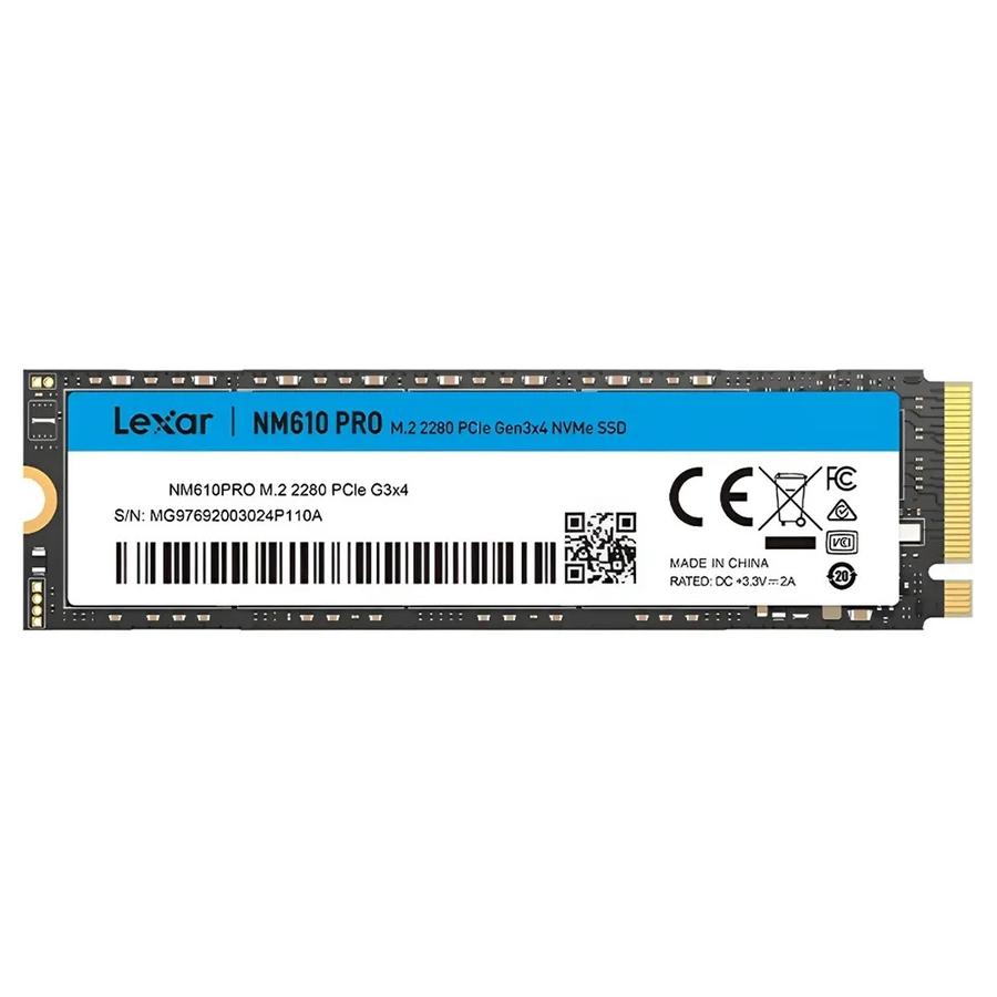 Disco Solido Ssd Lexar NM610 PRO 1TB M.2 2280 PCIe Gen 3x4 NVMe