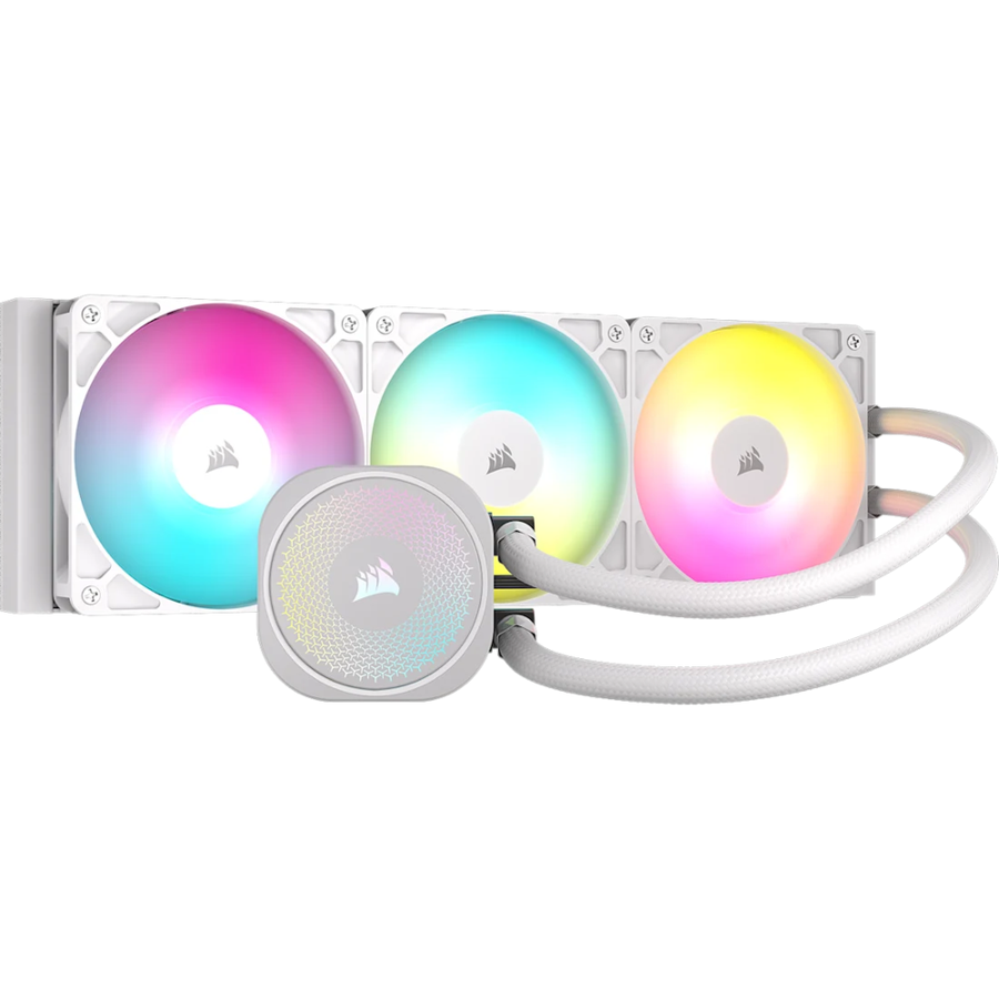 Water Cooler Corsair Icue Link Titan 360 Rs Argb Aio 360Mm White