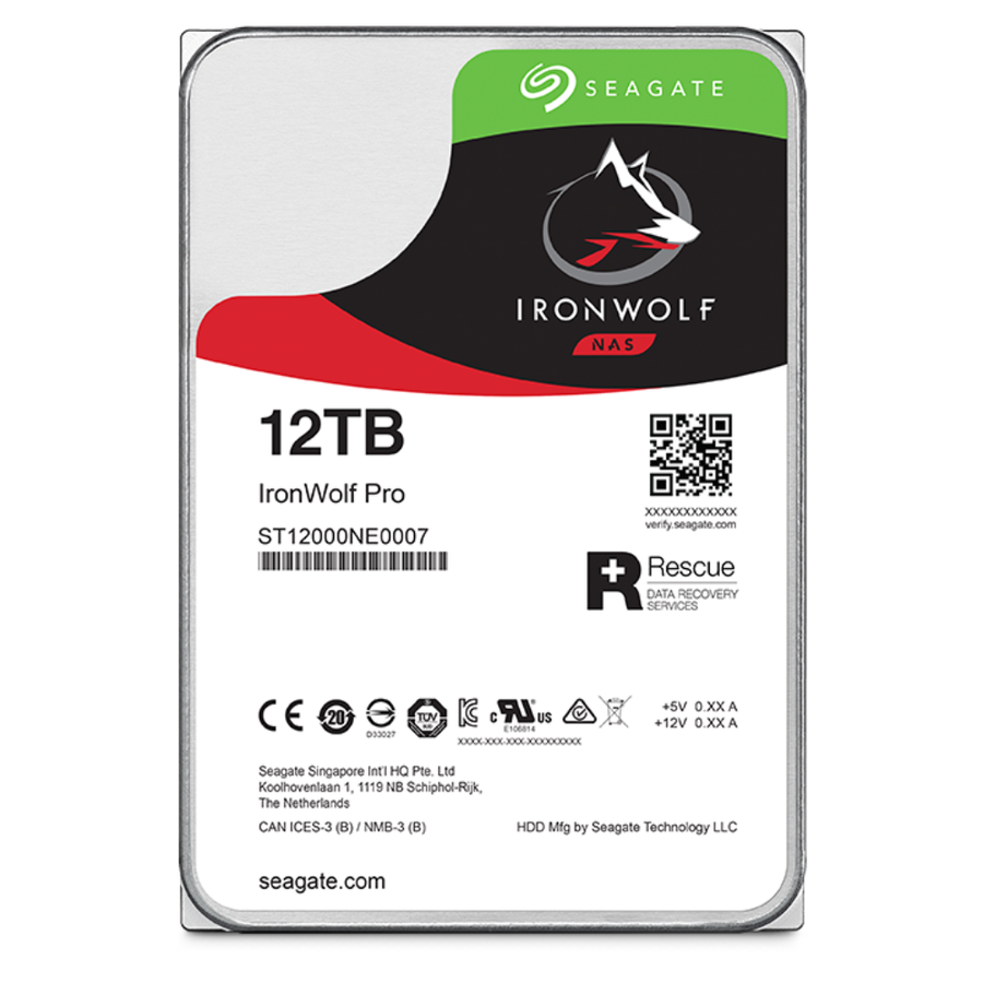 Disco Rigido Nas 12 Tb Seagate Ironwolf Pro