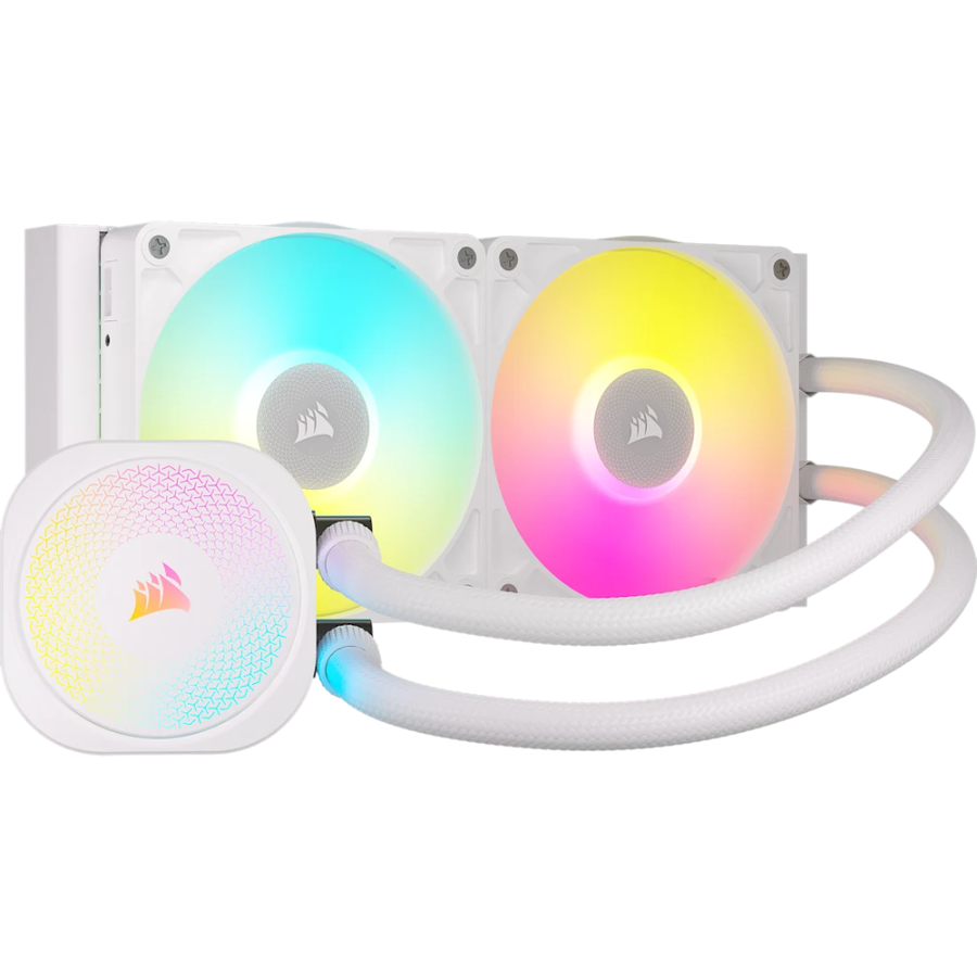 Water Cooler Corsair Icue Link Titan 240 Rx Rgb Aio 240Mm White