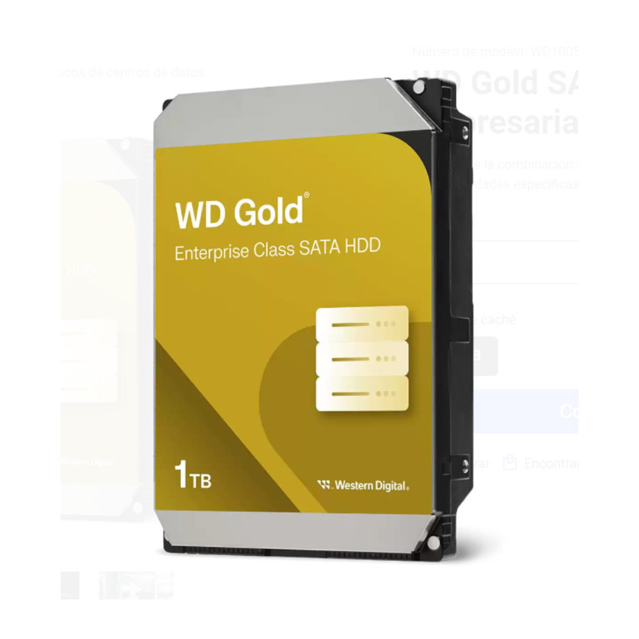 Disco Rigido 8 Tb Western Digital Gold Sata 3.5 7200 Rpm