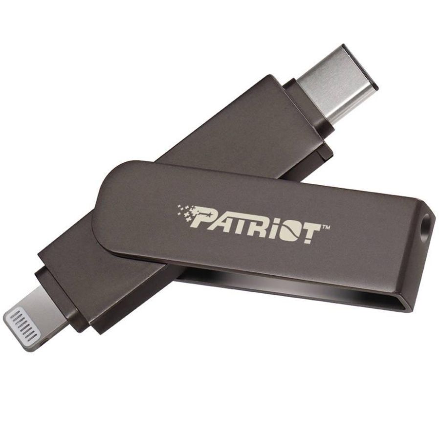 Patriot ILuxe Stick 512GB USB 3.2 Gen1 Swing Duo - Type-C + Lightning