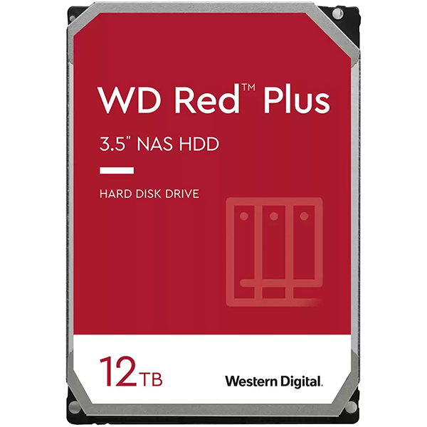 Disco Rigido 12 Tb Western Digital Red Plus Nas Sata 3 7200rpm Cmr