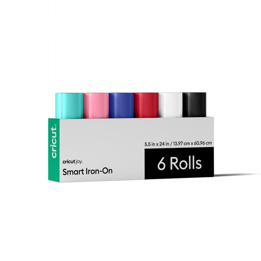 Papel Cricut Joy Smart Matless Iron-On Sampler 5.5X24 Pulgadas 6 Rollos Twilight