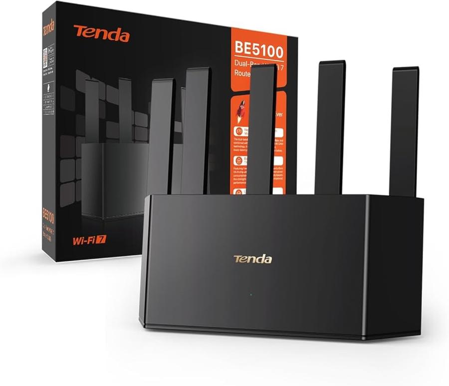 Router Wifi Tenda Wifi 7 Be5100 Te6l Pro