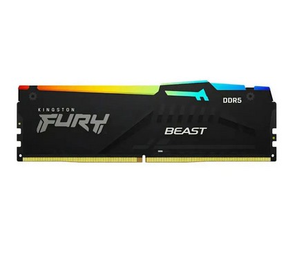 A9 Memoria Ddr5 8 Gb 6000 Mhz CL36 Kingston Fury Beast Rgb