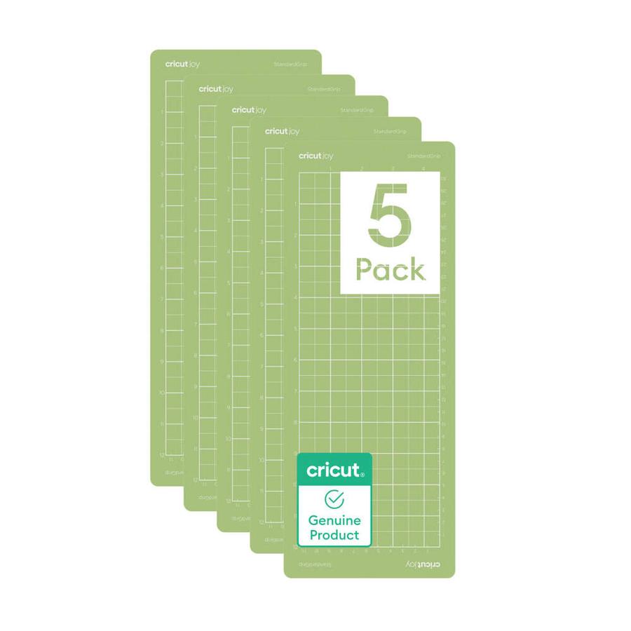 Alfombrilla De Corte Cricut Joy Standardgrip Mat 4,5 X 12 Pulgadas, Paquete De 5