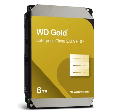 Disco Rigido 6 Tb Western Digital Gold Sata 3.5 7200 Rpm