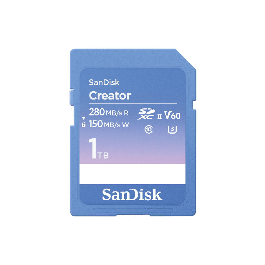 Tarjeta Sandisk Creator Sd Uhs-Ii 1Tb 280 Mb/S