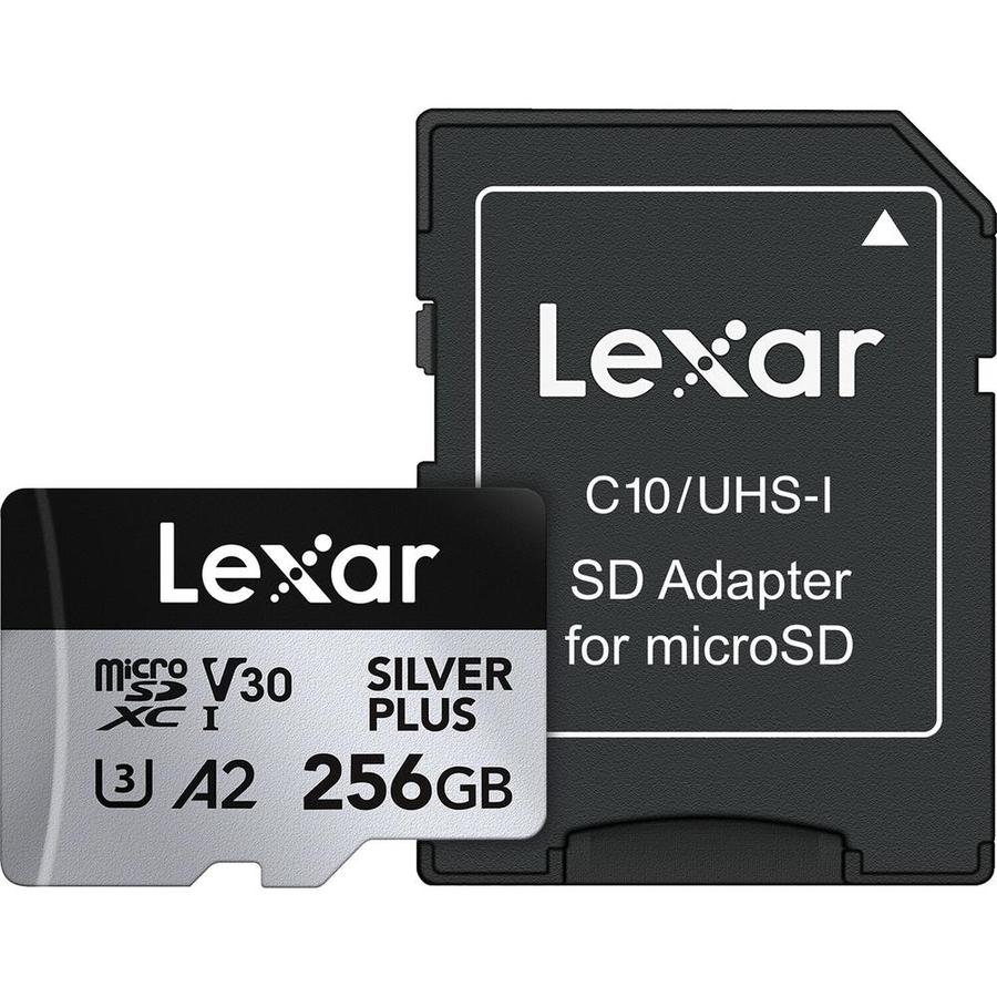 Tarjeta Micro SD Lexar Silver Plus 256GB UHS-I