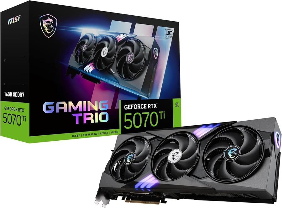 Placa De Video Msi Geforce Rtx 5070 TI 16G Gaming Trio 3X Oc Plus