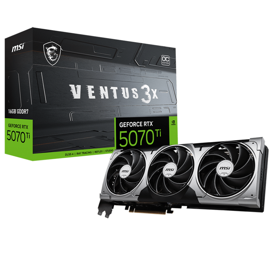 Placa De Video Msi Geforce Rtx 5070 TI 16G Ventus 3X Oc