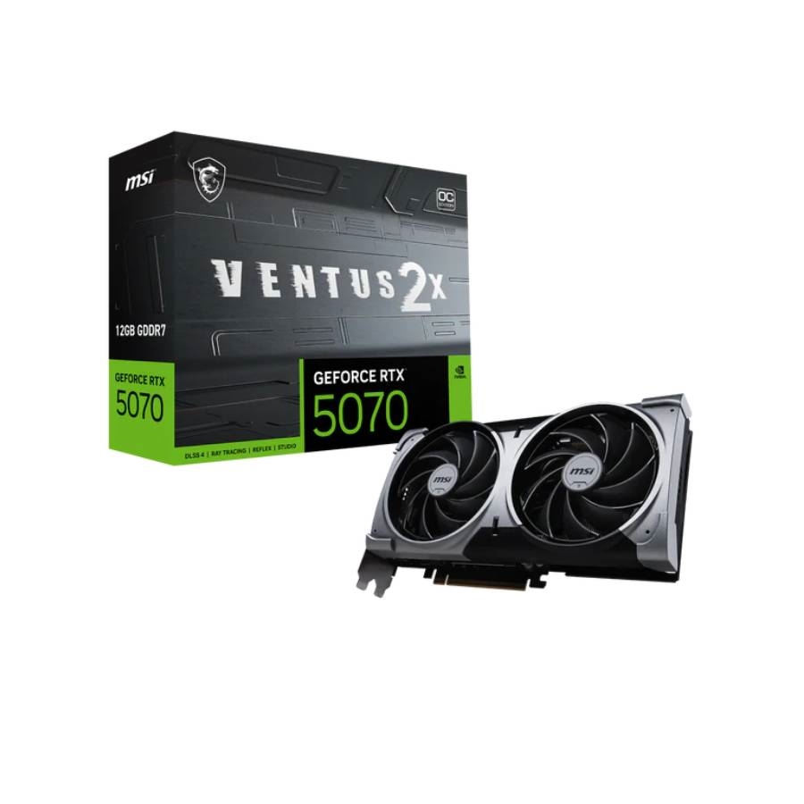 Placa De Video Msi Geforce Rtx 5070 12G Ventus 2X Oc