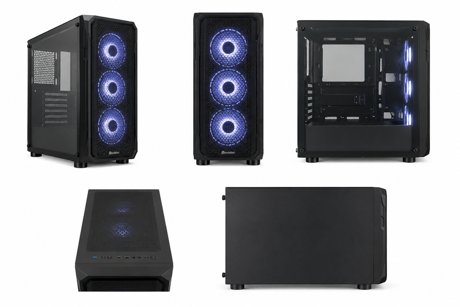 Gabinete Gamer Ecovision EV-T359 E-ATX