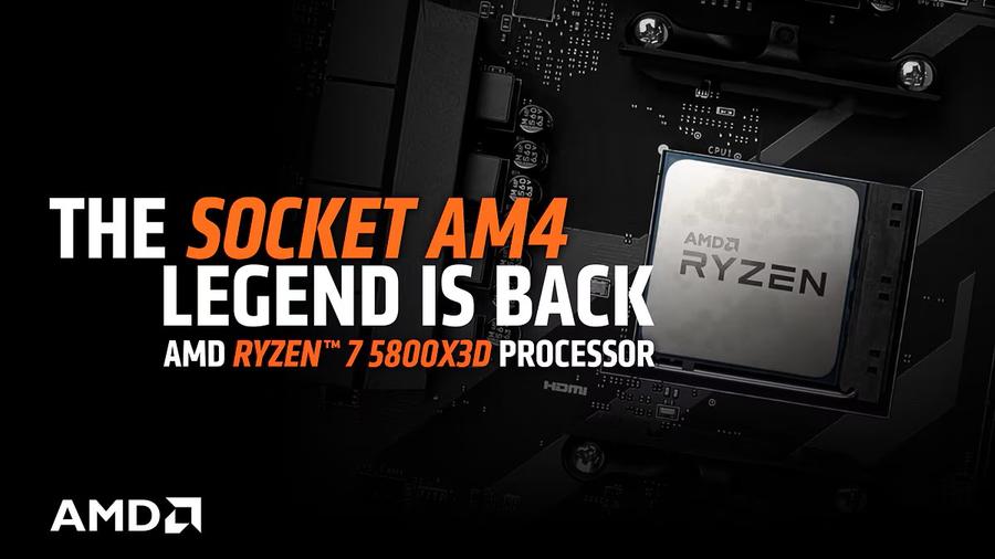 Microprocesador AMD Ryzen 7 5800X3D 96MB 4.5GHz AM4  Sin Cooler