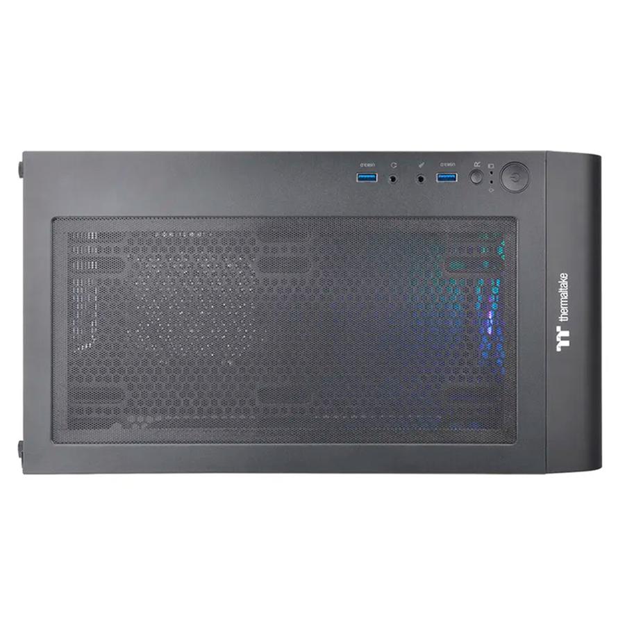 GABINETE THERMALTAKE S200 PLUS TG ARGB BLACK TEMPERED GLASS