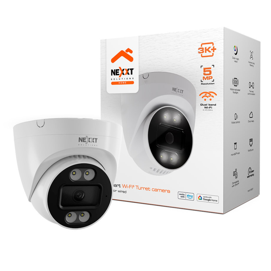 Cámara Turret Wi-Fi Inteligente Nexxt Home