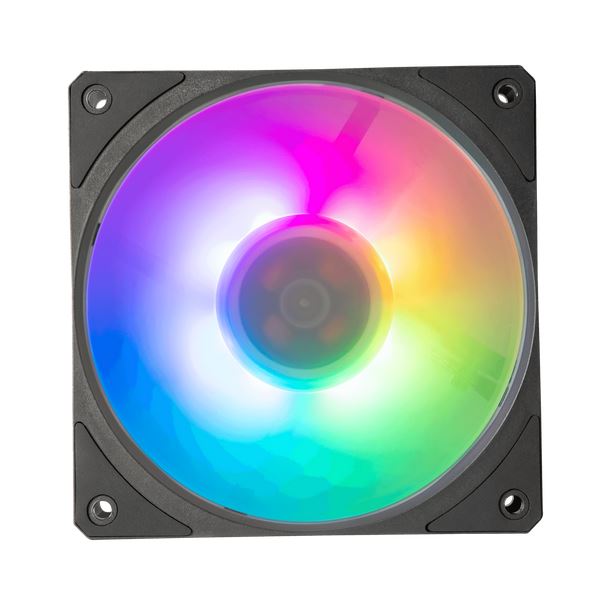 Cooler Ventilador Sentey 120mm ARGB PWM Efecto Infinito Alto Flujo