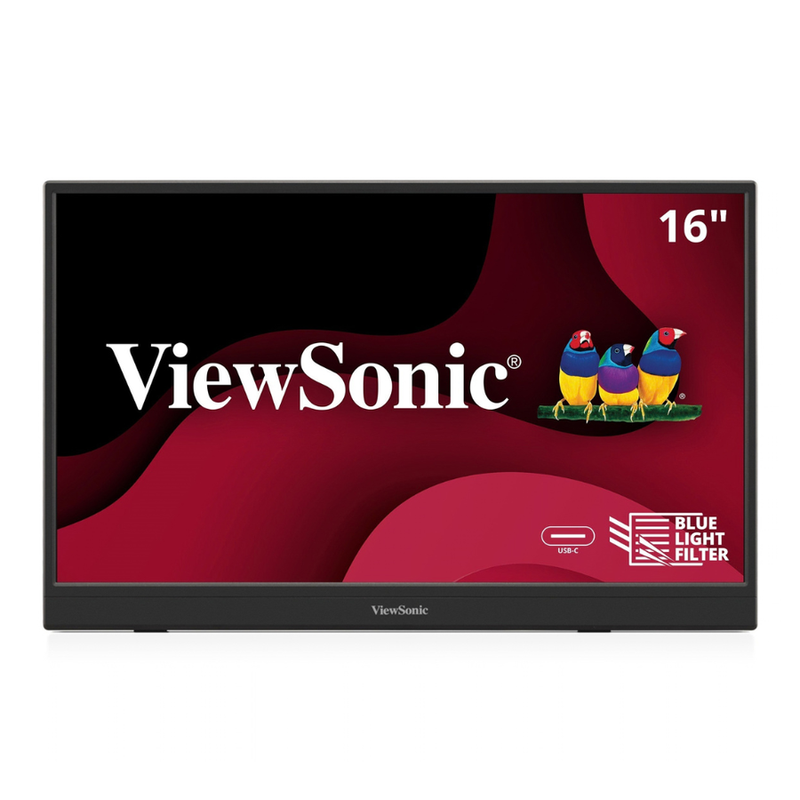 Monitor Viewsonic Portatil VA1653 IPS FHD 15.6