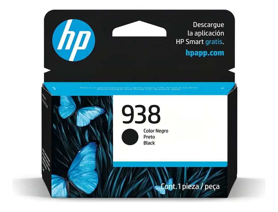 Cartucho Hp 938 Negro 4S6X8PL  Imp9110/9120/9130/9720/9730