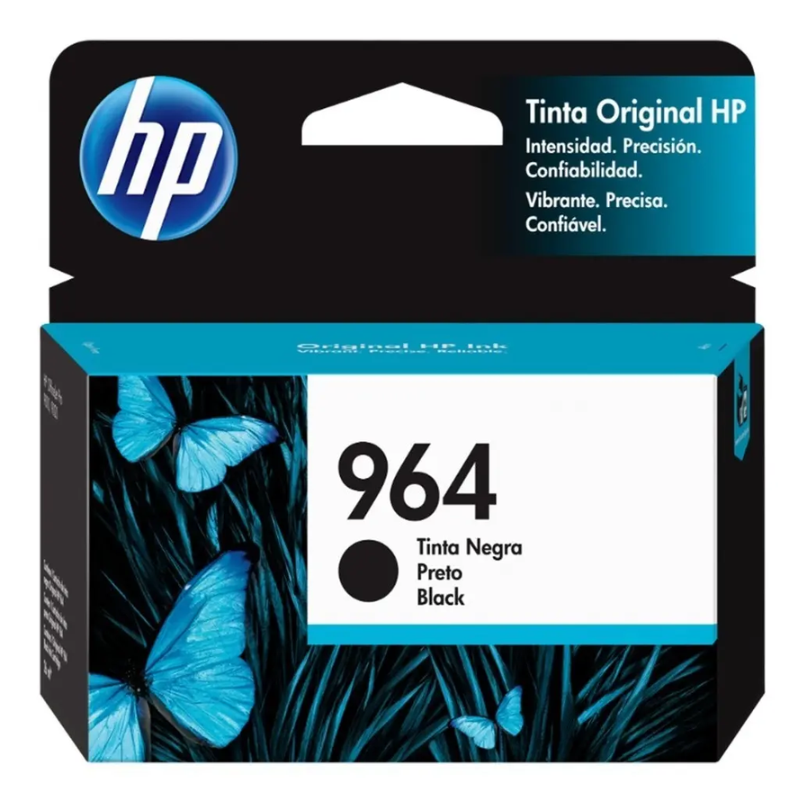 Cartucho Hp 964 Negro 24ml OfficeJet Pro 9010 Y 9020 3JA53AL