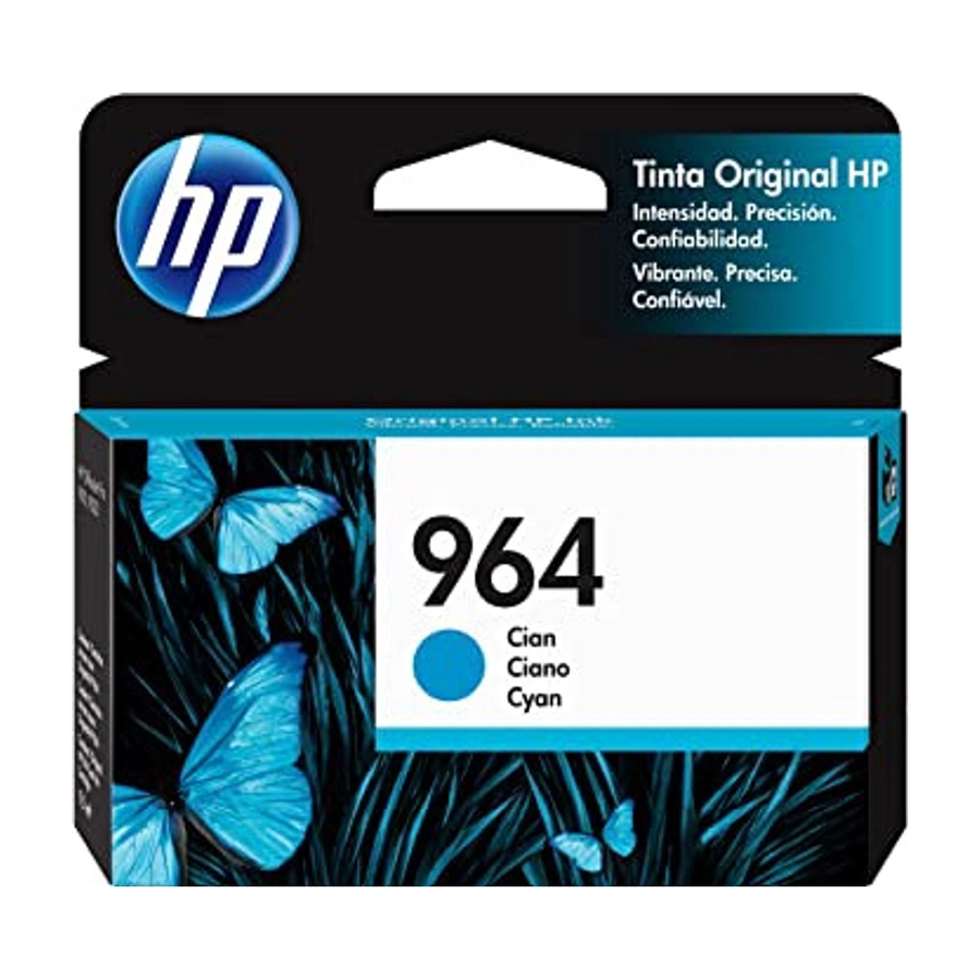 Cartucho Hp 964 Cian 10ml OfficeJet Pro 9010 Y 9020 3JA50AL