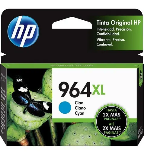Combo Hp 964xl Negro + Cian/mag/ama  OfficeJet Pro Series 9010, 9016, 9018, 9020