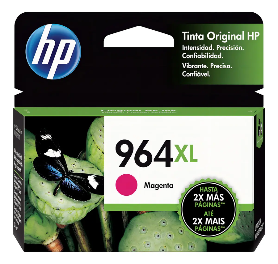 Cartucho Hp 964xl Magenta 22ml OfficeJet Pro 9010 Y 9020 3JA55AL
