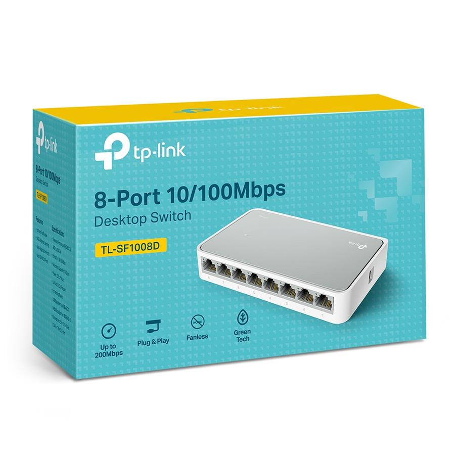 Switch Tp-Link 8P (TL-SF1008D) 10/100