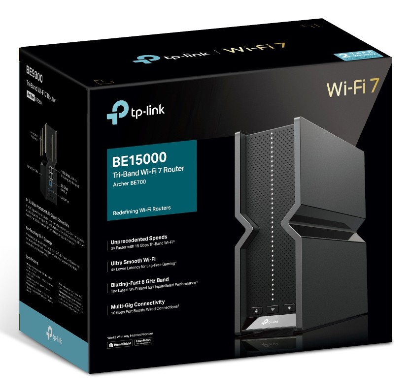 Router Archer BE700 BE15000 Wifi 7 Tribanda MultiGigabit Tp-Link — foto 8