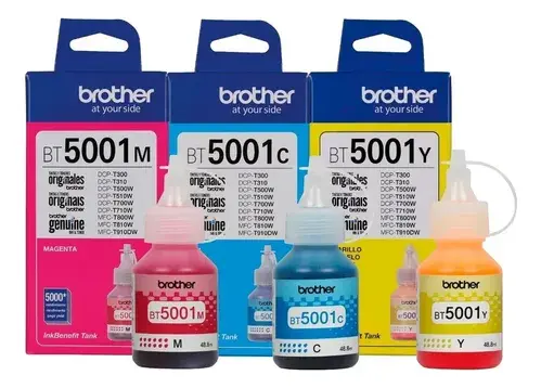 Combo Brother X 3 Colores Cian/magenta/amarillo Dcpt220/t420w/t720w